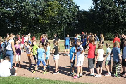 Sportfest mit Abnahme des Sportabzeichens